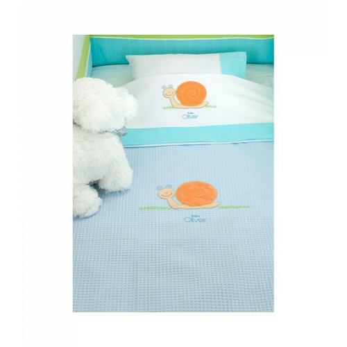 Baby Oliver Hug blanket & cradle 612 pique 80x100cm 100% cotton