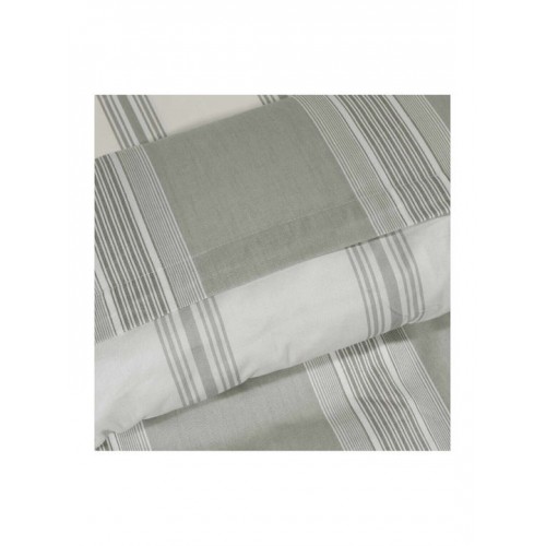 Das Home Set sheets 235x260cm. 1673 gray / white 100% cotton