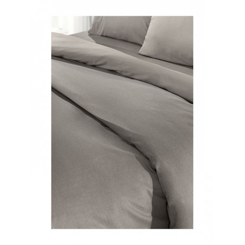 Guy Laroche Color Plus Bed Sheet with Rubber Band 160x200x32cm Dark Wenge 100% cotton