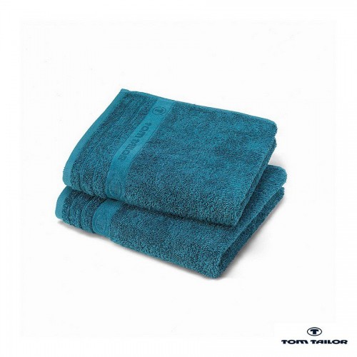 Tom Tailor Face Towel 50X100 from 100% Cotton 100-111/925 / 750 Petrol