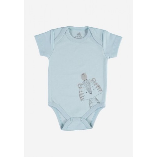 Trendy bodysuit infant cotton Boy mint the cute tiger