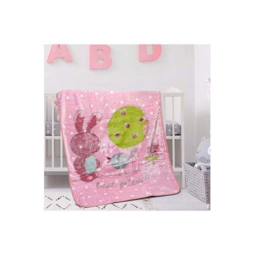 Beauty Home swing blanket art 5256 velvet pink 110x140cm