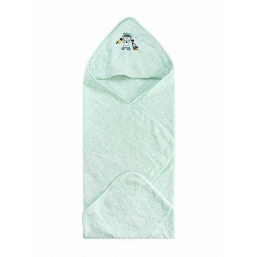 Beauty Home Baby Bournuza with Hooded 5205 Green 100% Cotton