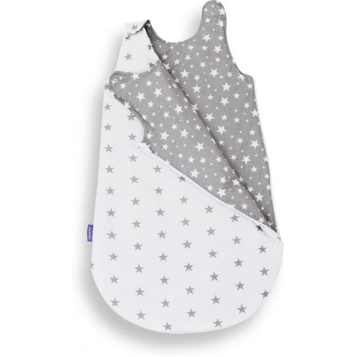 Jukki 12-24 month baby sleeping bag 55 x 95 CM - Gray Stars