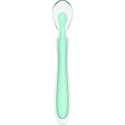 Kikka boo infant flexible spoon from silicone mint kikka boo baby flexible spoon from silicone mint