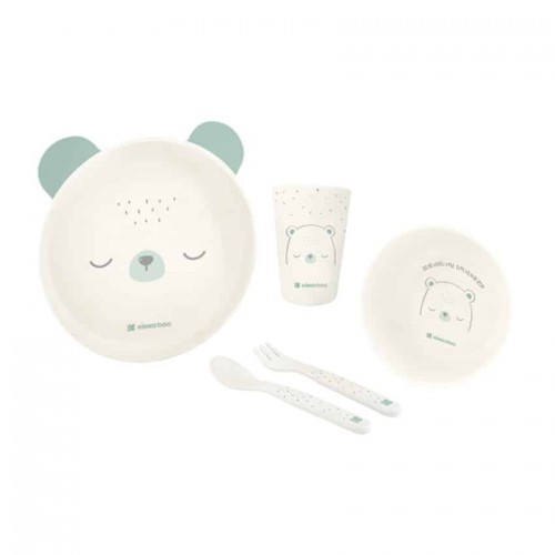 Kikka Boo Boo set bear with me mint made of 5pc plastic for 6+ months