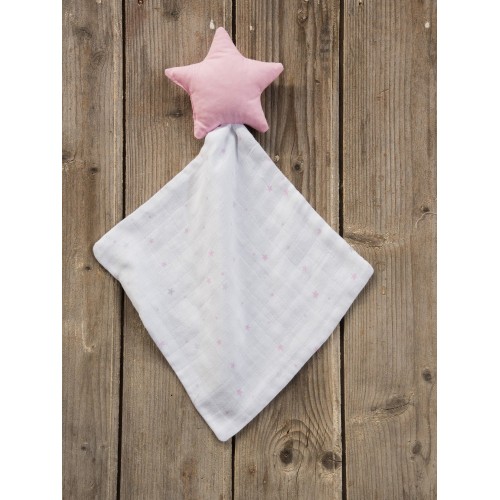 Nima consolation cloth belbi pink made of fabric for newborn 100% cotton
