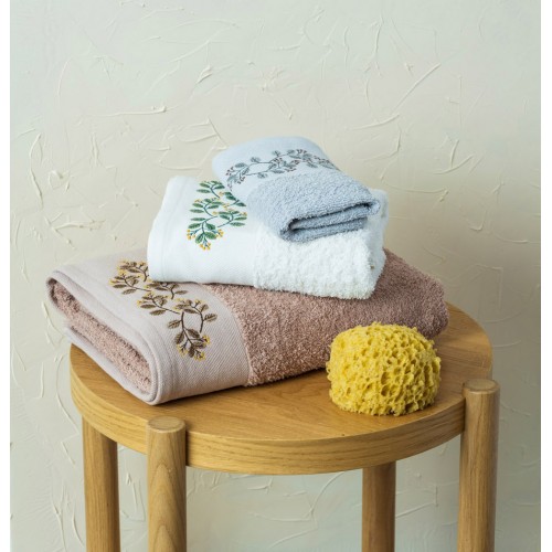 GM Home Bath Towels Set 3pcs Astera Beige